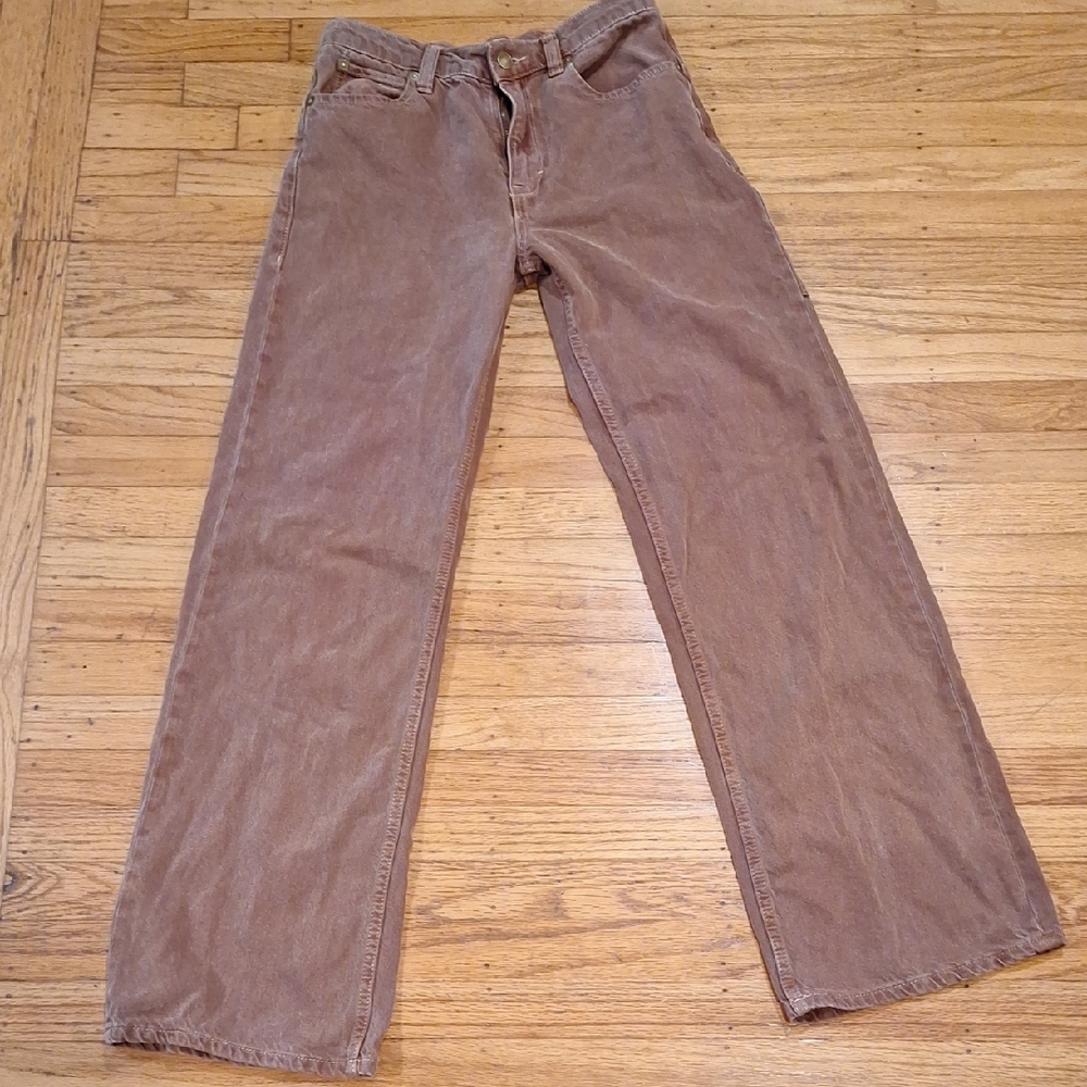 We The Free Brown Straight Leg Pants
